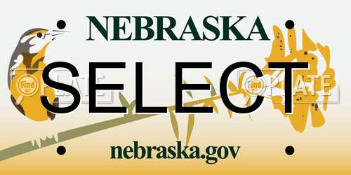 SELECT Nebraska License Plate