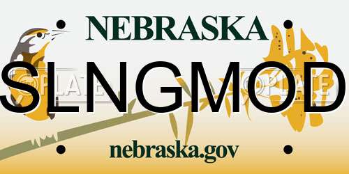 SLNGMOD Nebraska License Plate