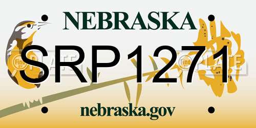 SRP1271 Nebraska License Plate