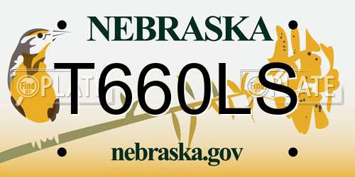 T660LS Nebraska License Plate