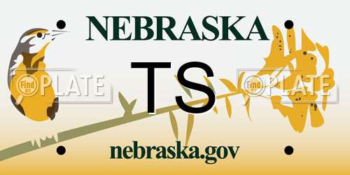 TS Nebraska License Plate