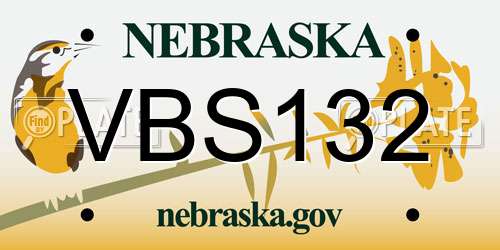 VBS132 Nebraska License Plate