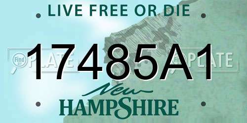 17485A1 New Hampshire License Plate