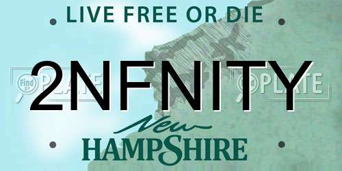 2NFNITY New Hampshire License Plate