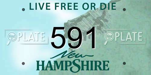 591 New Hampshire License Plate