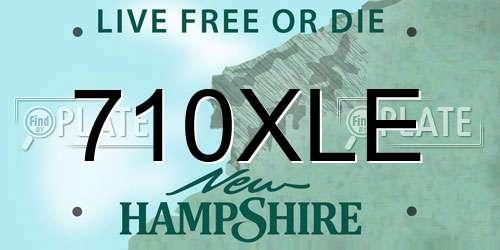 710XLE New Hampshire License Plate
