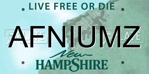 AFNIUMZ New Hampshire License Plate
