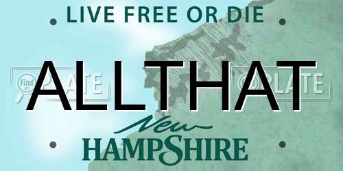 ALLTHAT New Hampshire License Plate