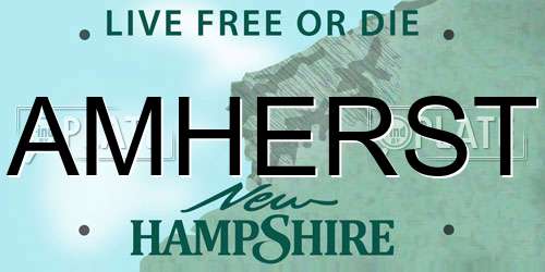 AMHERST New Hampshire License Plate