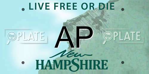 AP New Hampshire License Plate