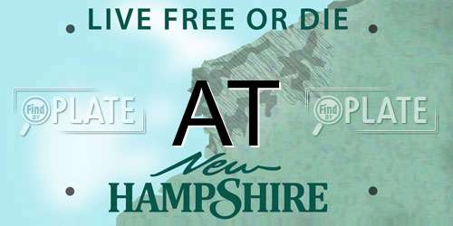 AT New Hampshire License Plate