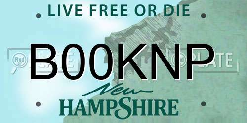 B00KNP New Hampshire License Plate