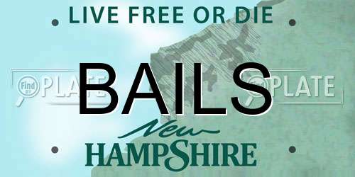 BAILS New Hampshire License Plate