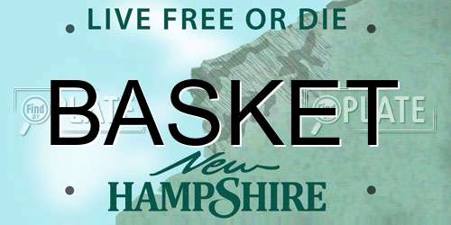 BASKET New Hampshire License Plate