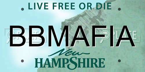 BBMAFIA New Hampshire License Plate
