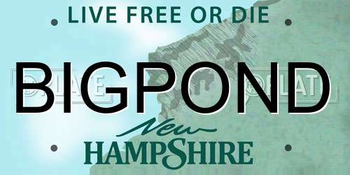 BIGPOND New Hampshire License Plate