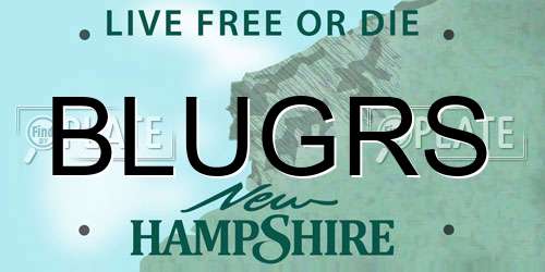 BLUGRS New Hampshire License Plate