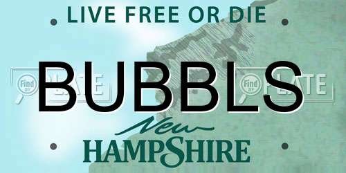 BUBBLS New Hampshire License Plate
