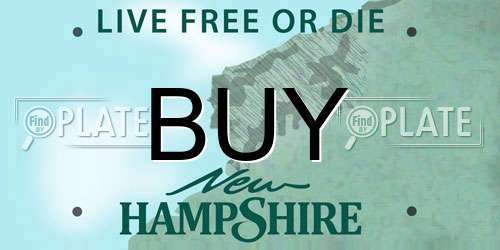 BUY New Hampshire License Plate