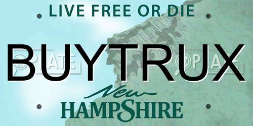 BUYTRUX New Hampshire License Plate