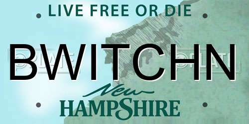 BWITCHN New Hampshire License Plate