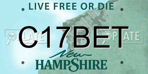 C17BET New Hampshire License Plate