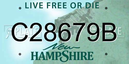 C28679B New Hampshire License Plate