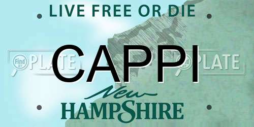 CAPPI New Hampshire License Plate