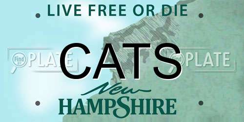 CATS New Hampshire License Plate