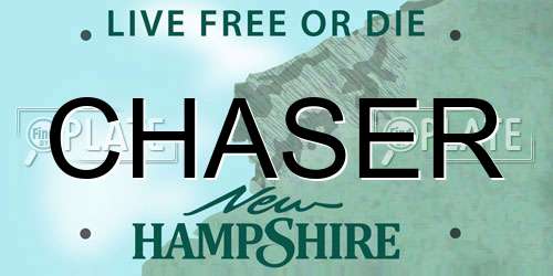 CHASER New Hampshire License Plate