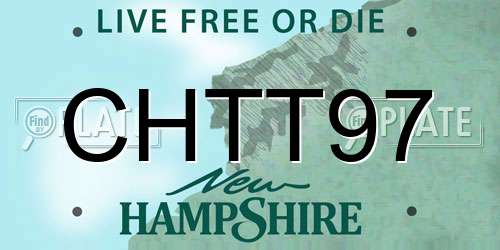 CHTT97 New Hampshire License Plate