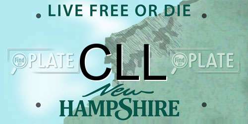 CLL New Hampshire License Plate
