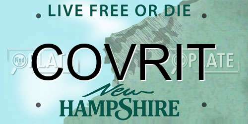 COVRIT New Hampshire License Plate