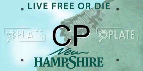 CP New Hampshire License Plate