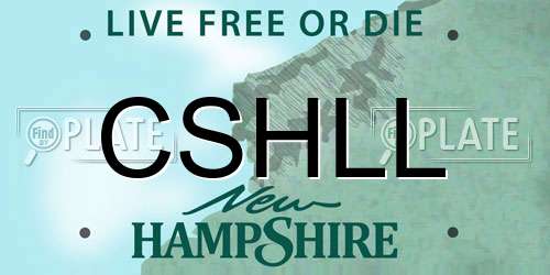 CSHLL New Hampshire License Plate