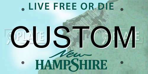 CUSTOM New Hampshire License Plate