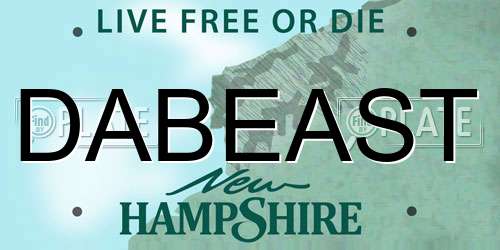 DABEAST New Hampshire License Plate