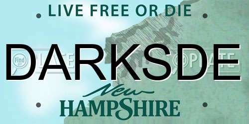 DARKSDE New Hampshire License Plate