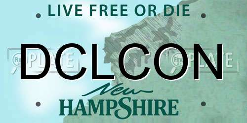 DCLCON New Hampshire License Plate