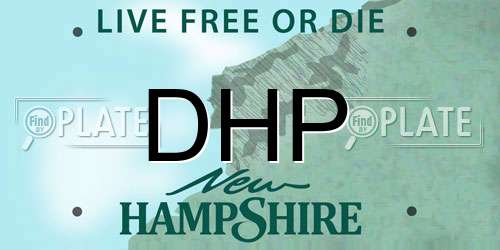 DHP New Hampshire License Plate