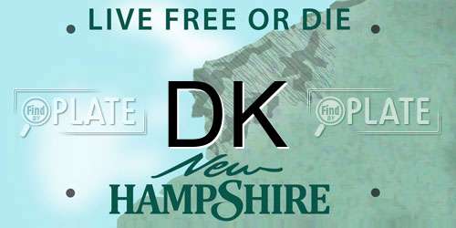 DK New Hampshire License Plate