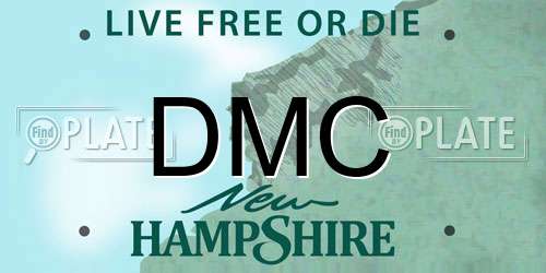 DMC New Hampshire License Plate
