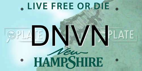 DNVN New Hampshire License Plate