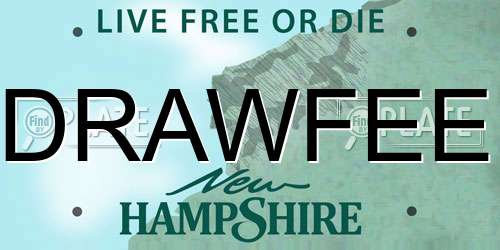 DRAWFEE New Hampshire License Plate