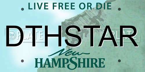 DTHSTAR New Hampshire License Plate