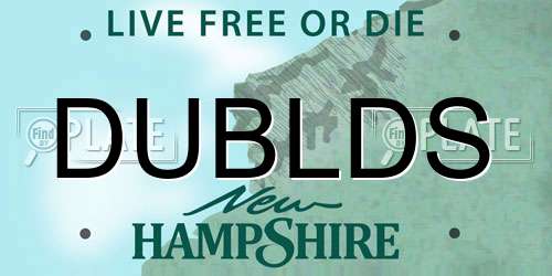 DUBLDS New Hampshire License Plate