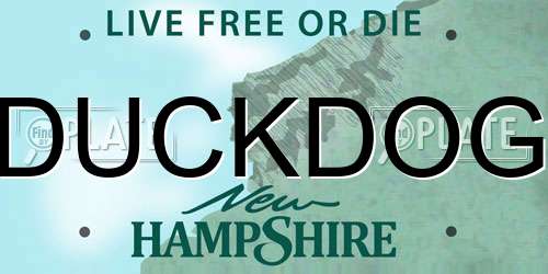 DUCKDOG New Hampshire License Plate