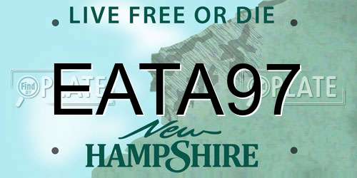EATA97 New Hampshire License Plate