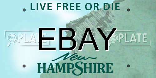 EBAY New Hampshire License Plate