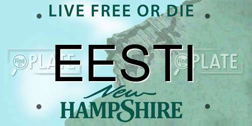 EESTI New Hampshire License Plate